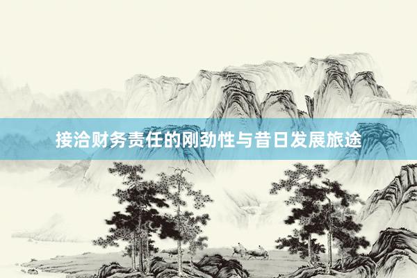 接洽财务责任的刚劲性与昔日发展旅途